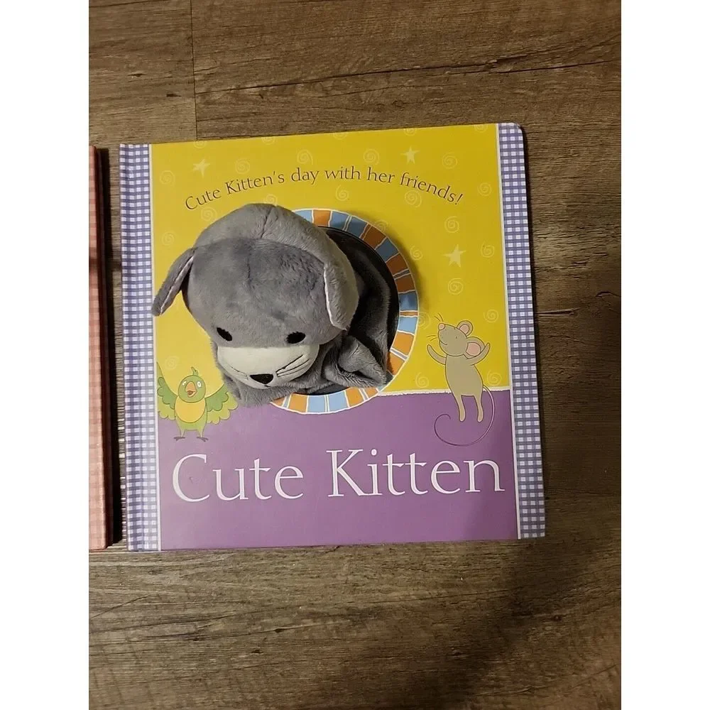 Little Puppy & Cute Kitten (Puppet Book)‎ by Jon Lambert Hardback Book Lot